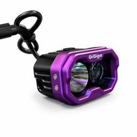 Phares auxiliaires LED pour moto électrique tout-terrain Light Bee X Ultra Bee GiGigo Gi02, violet, double lentille CNC