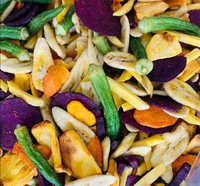 Vacuümgefrituurde gemengde fruit- en groentechips OEM ODM fabriek, ondersteunt private label en bulk export vanuit Vietnam naar Nederland