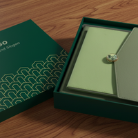 Bloc-notes CARDSILK avec batterie externe et chargement USB, idée cadeau d'entreprise tendance pour Noël et usage au bureau, avec logo personnalisé et coffret cadeau