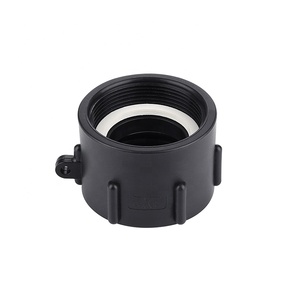 IBC 60mm mâle à femelle ensemble de connecteurs de réservoir d'<span class=keywords><strong>eau</strong></span> en plastique coupleur d'irrigation de jardin en polypropylène pour la Construction de barils <span class=keywords><strong>1000L</strong></span> - Product Image 1