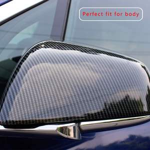 Cubierta de Espejo Lateral para Tesla Model X 2017-2020, Plástico ABS, Tapa Exterior, Accesorios Exteriores para Automóviles - Product Image 6