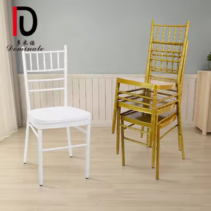 Chaises et tables empilables d'extérieur dorées et noires pour banquets, mariages et événements, modèles Chivalry, <span class=keywords><strong>Napoléon</strong></span>, Phoenix - Product Image 1