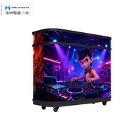 Écran d'affichage LED portable KingVisionled couleur intégrale 2,5 mm pour DJ, réception, intérieur, IP65, SDK personnalisable
