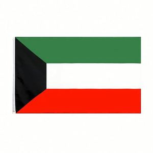 Kuwait Kuwaiti <b>Flag</b> 3x5 Ft Series Printed Polyester National Country Durable <b>Flag</b> for Indoor and Outdoor with Brass Grommets - Product Image 1