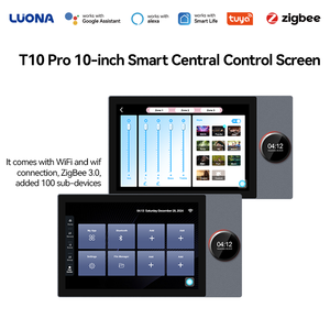 แผงควบคุมกลางบ้านอัจฉริยะ T10 Pro Tuya หน้าจอสัมผัส IPS ขนาด 10.1 นิ้ว เกตเวย์มัลติโหมด ระบบเสียง 2 โซน ฮับควบคุมอัจฉริยะ - Product Image 1