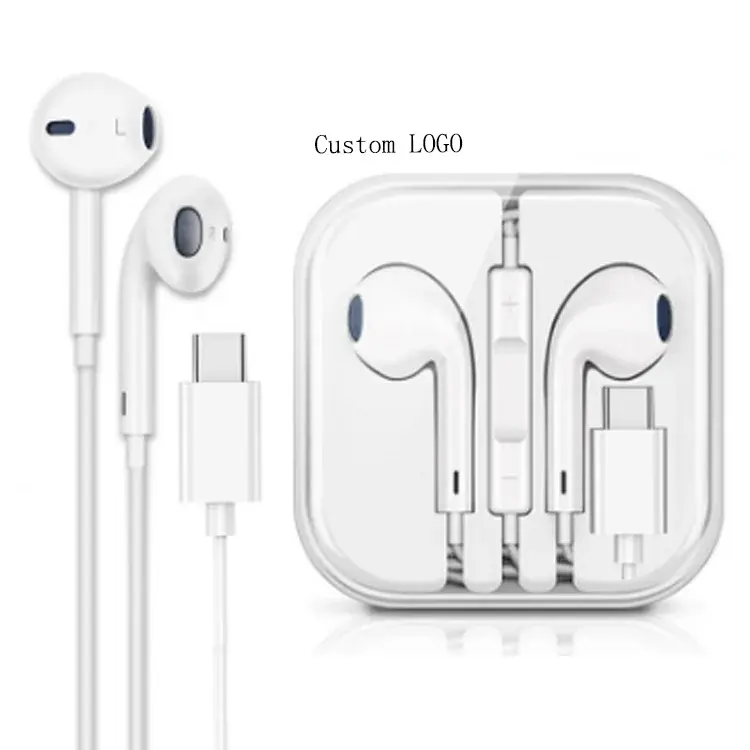 Mais barato fone de ouvido com fio fone de ouvido baixo portátil para apple esporte fone de ouvido com fio com microfone