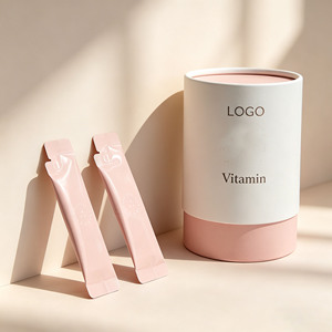 Eco Friendly Vitamin Rigid <b>Cardboard</b> Dietary Cylindrical Paper <b>Tube</b> Unique Supplement Packaging for Supplements - Product Image 6