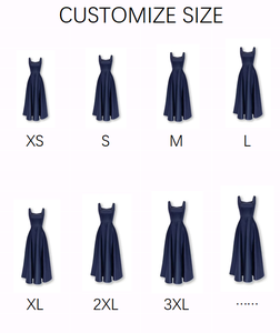 विंटेज लंबे नीले और सफेद मिट्टी के बरतन पुष्प प्रिंट फिट और फ्लेयर ड्रेस प्राकृतिक कमर वाली प्राकृतिक कमर वाली डिजिटल प्रिंटिंग - Product Image 4