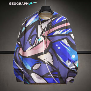 Sudadera Extra Grande para Hombre, Estampado por Sublimación, Tejido de Punto, Largo Regular, 100% Poliéster, Moda Primavera - Product Image 5