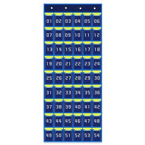 Organizador de Bolsillo para Teléfonos Celulares Oxford Personalizado de Fábrica para el Aula, con 54 Bolsillos - Product Image 1