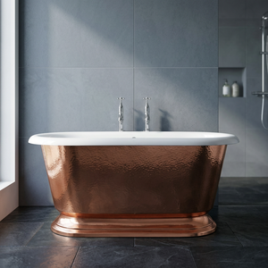 Bañera de Cobre Independiente, Clásica, Rectangular, Ecológica y Duradera para Spa en Casa - Artesanía India - Product Image 2