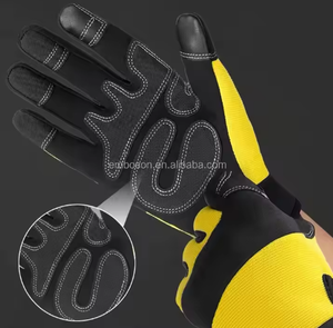 Gants <span class=keywords><strong>de</strong></span> mécanicien à doigts complets résistants à l'usure, en PU, compatibles avec les écrans tactiles, antidérapants, pour l'escalade, le sport, le cyclisme, l'entraînement, la descente - Product Image 4