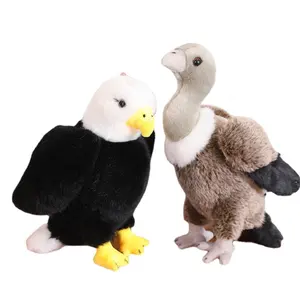 Boneka burung simulasi mewah kualitas tinggi boneka binatang lucu boneka binatang cudy Zoo souvenir Hadiah boneka kain dekoratif indah