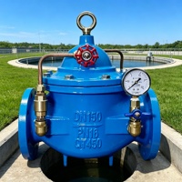 Vanne de régulation électrique 600X, vanne hydraulique à diaphragme en fonte sphéroïdale, pour la protection incendie, l'alimentation en eau et le drainage des conduites