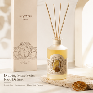 Diffusore di Aromi OEM ODM 180ml Serie Poesia <span class=keywords><strong>Profumata</strong></span> Ecologica, Fragranza per la Casa a Lunga Durata, Bottiglia di Vetro Satinato di Lusso - Product Image 1