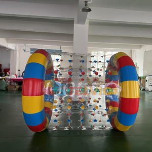 Nueva cinta de correr de agua inflable Bola de rodillo de agua gran flotabilidad engrosada PVC <span class=keywords><strong>rueda</strong></span> flotante para caminar de agua para niños y adultos - Product Image 2