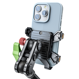 Lanparte Selfie Stick Stabilisateur de téléphone Angle de réglage Support de téléphone portable <span class=keywords><strong>pour</strong></span> vélo - Product Image 3