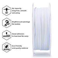 Filament PLA mat tricolore ZIRO de qualité professionnelle, 0,75 mm, bobine de 1 kg, filament d'imprimante 3D écologique