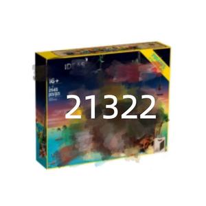 Blocs de construction Pirates <span class=keywords><strong>des</strong></span> Caraïbes, bateau de guerre, voilier, aventure <span class=keywords><strong>des</strong></span> Caraïbes, jouet en briques, cadeau pour enfant et adulte, 21322 - Product Image 1