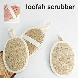 <span class=keywords><strong>Éponge</strong></span> de bain exfoliante naturelle double face en loofah 100% végétale, exfoliant corporel et facial en loofah naturel, <span class=keywords><strong>éponge</strong></span> <span class=keywords><strong>luffa</strong></span> - Product Image 2