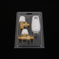 Emballage sous blister pour thermostat de plomberie, plateau sous blister pour tête thermostatique, emballage sous blister transparent pour tête thermostatique