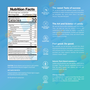 SUNI OEM/ODM 100% Pure Organic <strong>DHA</strong> <strong>Omega</strong> <strong>3</strong> Lollipop Fish Oil Supplements <strong>Omega</strong> <strong>3</strong> <strong>DHA</strong> <strong>EPA</strong> Lollipop for Kids - Product Image 2