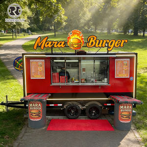 Chariot à smoothies glacés, petit camion à café, camion de restauration, chariots mobiles à fruits et <span class=keywords><strong>tacos</strong></span>, remorques à vendre - Product Image 2