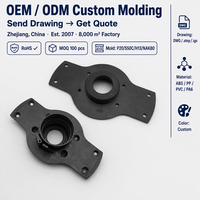 Services de moulage par injection de boîtiers en plastique OEM ODM personnalisés pour les applications industrielles de la construction, couleurs personnalisées en POM
