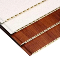 Panneaux muraux et de revêtement décoratifs modernes en WPC imperméables pour salon et chambre à coucher