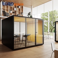 Cabine téléphonique acoustique portable EGROspace pour usage commercial, espace privé intérieur, espace de réunion modulaire, bureau insonorisé