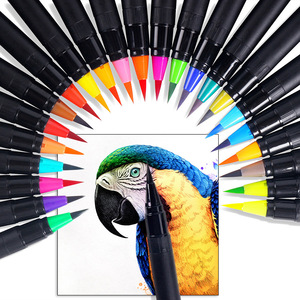 Vente chaude Multicolore tête douce eau couleur pinceau stylo Enfants peinture aquarelle pinceau stylo dessin en douceur pinceau marqueur - Product Image 3