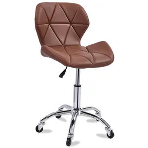 Thép Không Gỉ Năm Sao Ghế Văn Phòng Cơ Sở Chaise Pivotant Cadeira De Escritorio Presidente Khách Sạn Bàn Ghế