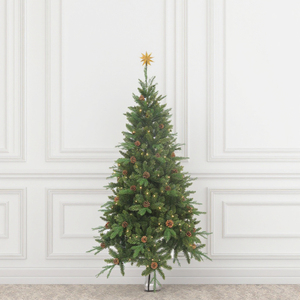Factory <strong>Wholesale</strong> High Quality Artificial <strong>Christmas</strong> Tree with Personalized Pine Cone and Lights Standing <strong>Ornament</strong> - Product Image 1