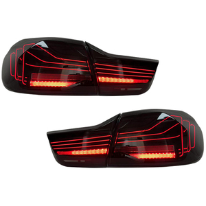 Luz Trasera SJC CSL para BMW Serie 4 F32 F36 F82 F83 M4, Luz de Marcha Trasera + Freno + Reversa + Señal de Giro Dinámica - Product Image 4