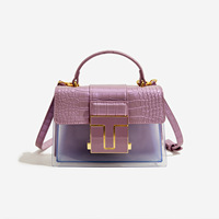 Tas Selempang Kecil PU yang Dapat Disesuaikan untuk Wanita, Tas Tangan Fashion untuk Penggunaan Sehari-hari & Belanja