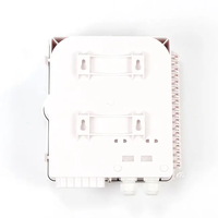 Boîte de distribution fibre FTTH Boîte à bornes 12 cœurs IP 65 avec connecteur LC Utilisation en extérieur utilisée pour le câble fibre optique SM