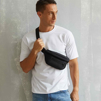 Sac banane multifonctionnel personnalisé en néoprène, isolé et souple, pour le sport et la course, sacoche bandoulière, sac de poitrine, sac de taille