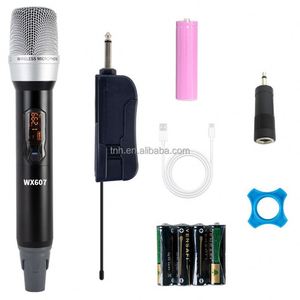 TNH um-wx607 mikrofon dinamis nirkabel UHF genggam profesional untuk mengajar - Product Image 5