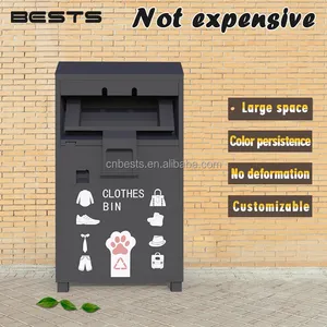 Best Price China Supplier Donation Bin Clothing Recycling Container Of Used Clothes