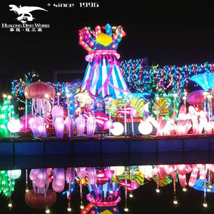 Đèn Lồng Vải Trung Quốc Lớn Ngoài Trời Truyền Thống Năm Mới - Product Image 1