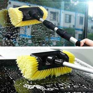 Cepillo de <span class=keywords><strong>lavado</strong></span> de autos con mango largo y cerdas suaves para limpieza exterior de todos los lados en autos, SUV, camionetas y embarcaciones - Product Image 4
