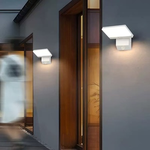 Nhôm <span class=keywords><strong>LED</strong></span> Tường ánh sáng cảm biến chuyển động ngay lập tức trên phiên bản có dây năng lượng mặt trời Powered cho biệt thự khách sạn hành lang lối đi xoay - Product Image 2