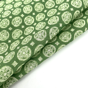 Fournisseurs professionnels de tissus écologiques en coton 100% imprimés numériquement, tissu Dobby pour vêtements - Product Image 1
