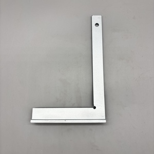 Lớp 200x130mm đơn giản kẽm mạ L vuông 90 độ thép góc vuông đo & đo công cụ - Product Image 2