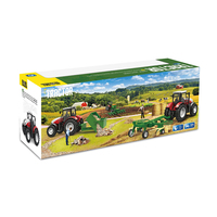 Camion semoir radiocommandé à l'échelle 1/24, 2,4 G, 6 canaux, modèle de tracteur RC John & Deered avec éclairage