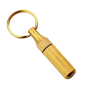 Portable Keychain Brass Engraving Knife Mini Handheld Carbon Steel Blade Metal Handle 45 Degree Tip Angle Utility Knife - Product Image 5
