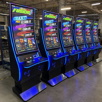 MAKER Machine d'arcade multi-joueurs à écran incurvé vertical de 43 pouces, modèle Metal Fusion Link, avec emplacement pour lecteur de billets