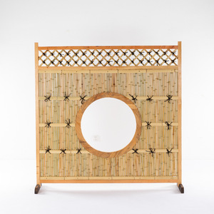 Clôture en <span class=keywords><strong>bambou</strong></span> naturel faite à la main, design traditionnel ajouré, surface lisse, forme rectangulaire, hauteur 180 cm, pour <span class=keywords><strong>balcon</strong></span> de restaurant - Product Image 6