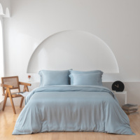 100% bambou 4 pièces ensemble de draps de lit en gros literie en lin de bambou