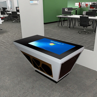 Écran capacitif de bureau intelligent tout-en-un 55/43 pouces HD Contrôle tactile interactif multifonctionnel pour équipement publicitaire